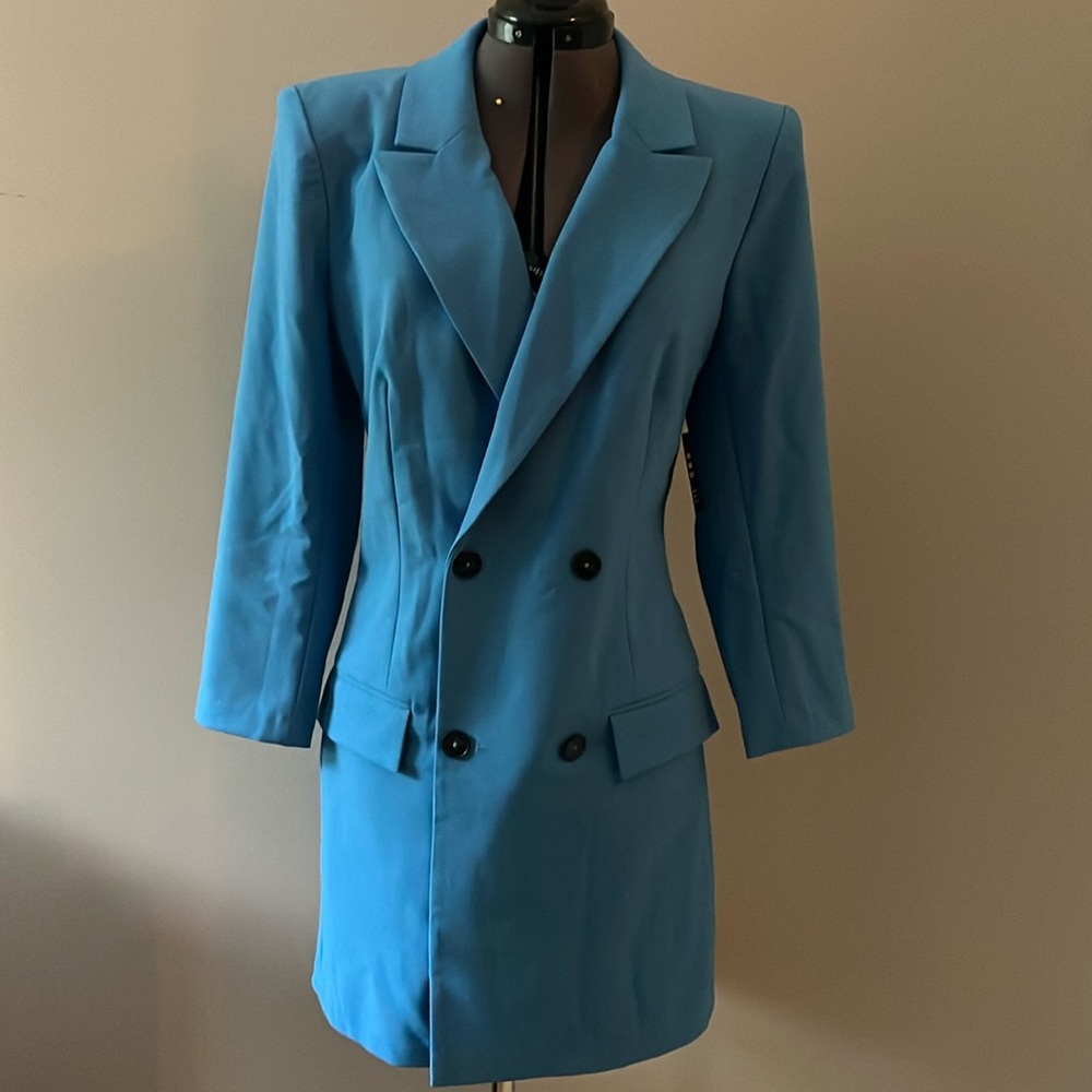Express double breasted blazer dress